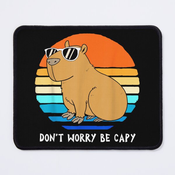 Item preview, Dont Worry Be Happy Capybara Funny designed and sold by Foxintheloart.