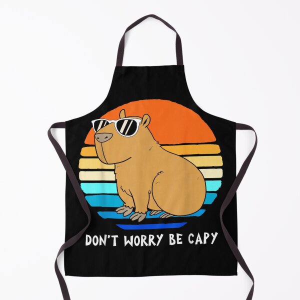 Item preview, Dont Worry Be Happy Capybara Funny designed and sold by Foxintheloart.