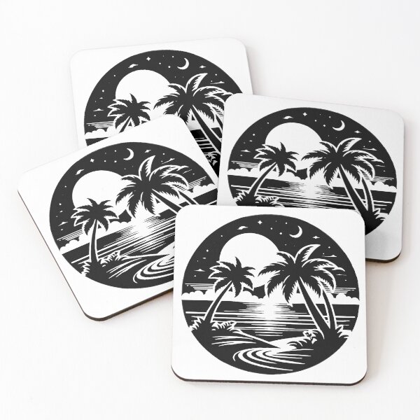 Artikelvorschau, Palm Beach Moonlight entworfen und verkauft von ViaARTfactory.