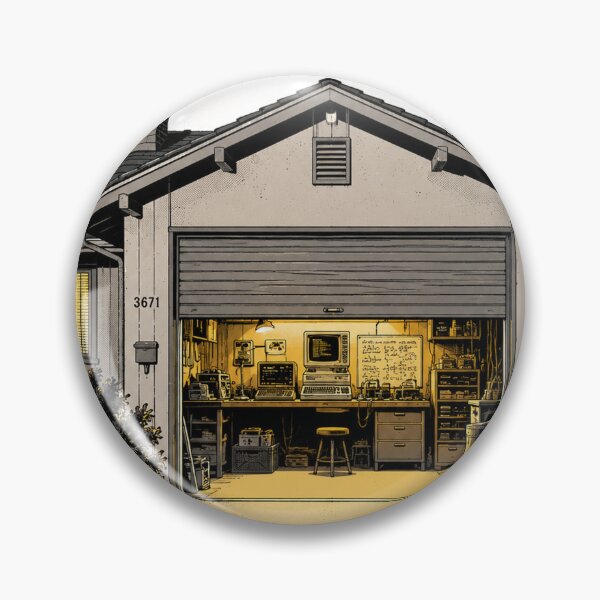 Item preview, Vintage Silicon Valley Tech Garage designed and sold by NzrProcreate.