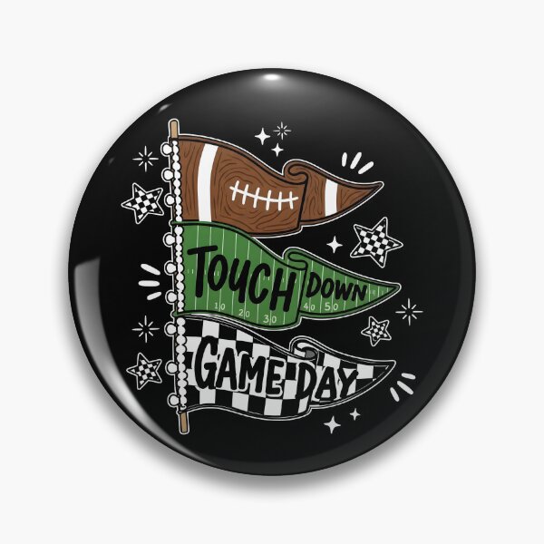 Item preview, Retro Football Touchdown Game Day designed and sold by hannartbaker.