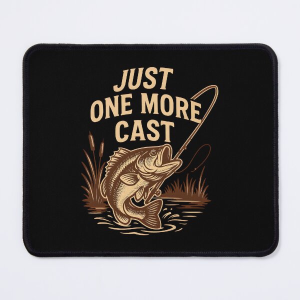 Item preview, Just One One More Cast Funny Fisherman Sayings Vintage designed and sold by Photo-Sphere101.