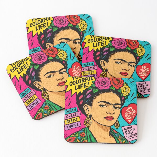 Item preview, Pop Art Colorful Life Frida designed and sold by reggiemercedes.