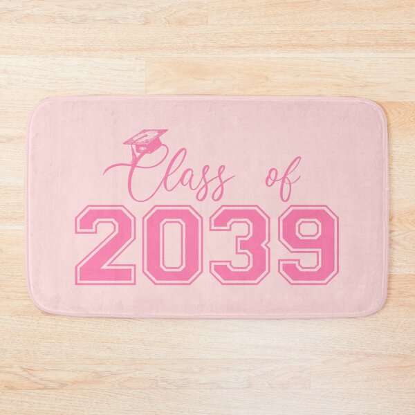 Item preview, Class of 2039 Script Style Pink Graduation Cap Design designed and sold by ArtofDari.