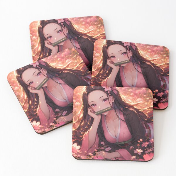 Item preview, Nezuko Kamado Demon Slayer Sunset Flower Dream designed and sold by BrianRayan.