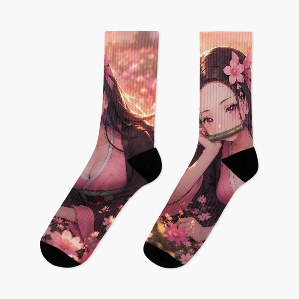 Item preview, Nezuko Kamado Demon Slayer Sunset Flower Dream designed and sold by BrianRayan.