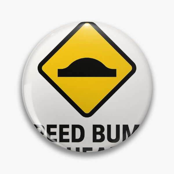 Item preview, Speed Bump Ahead Slow Down Sign Sticker designed and sold by Logan Marcia.