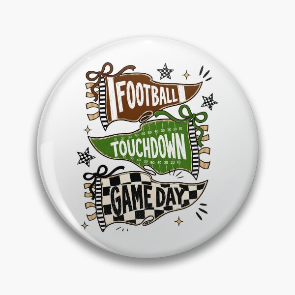 Item preview, Retro Football Touchdown Game Day designed and sold by hannartbaker.