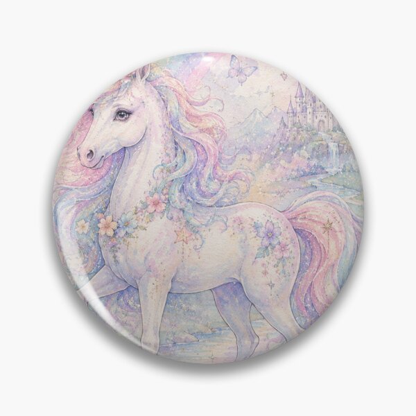 Artikelvorschau, Pastellfarbenes Einhorn entworfen und verkauft von mariahloves.