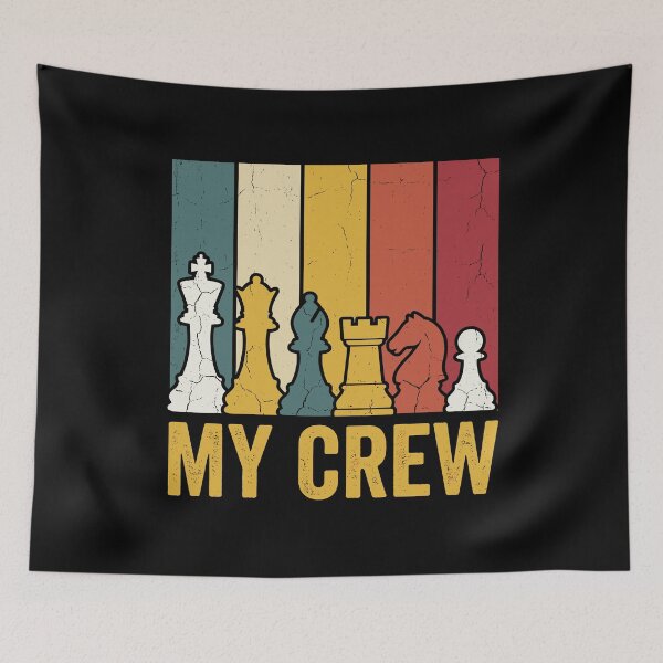 Item preview, My Crew Chess Player Chess Game Strategy Game designed and sold by Doodleoub.