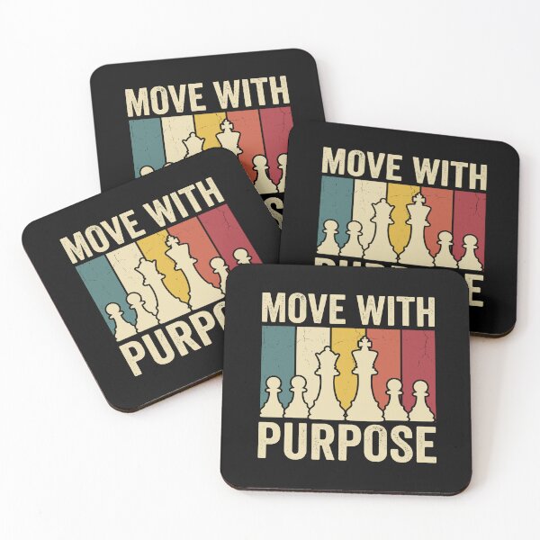 Item preview, Move With Purpose Chess Player Strategy Thinker designed and sold by Doodleoub.