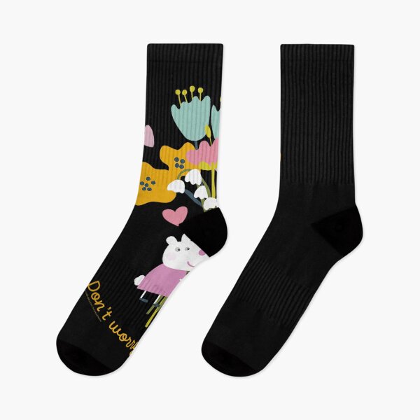 Item preview, Dont Worry Be Happy Floral designed and sold by Foxintheloart.