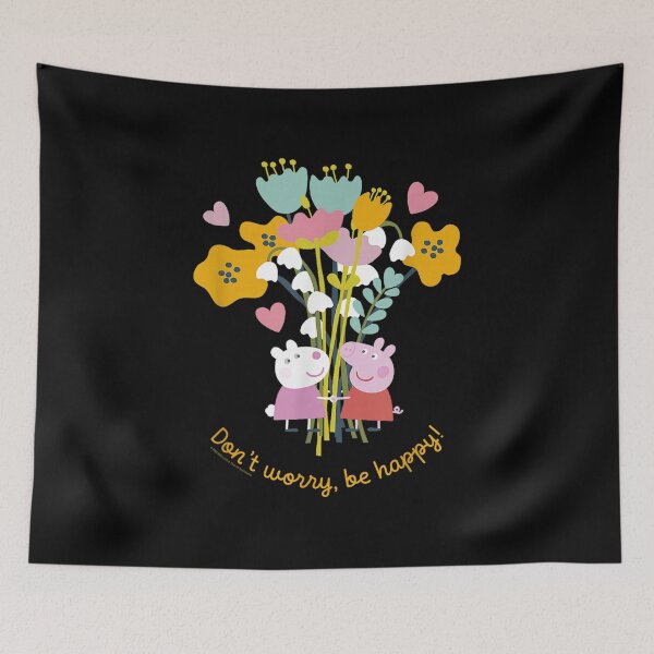 Item preview, Dont Worry Be Happy Floral designed and sold by Foxintheloart.