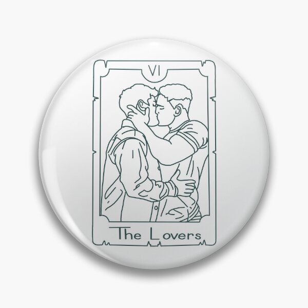 Item preview, Tarlos “The Lovers” Tarot Card designed and sold by maddiemak96.
