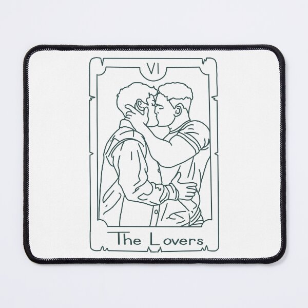 Item preview, Tarlos “The Lovers” Tarot Card designed and sold by maddiemak96.