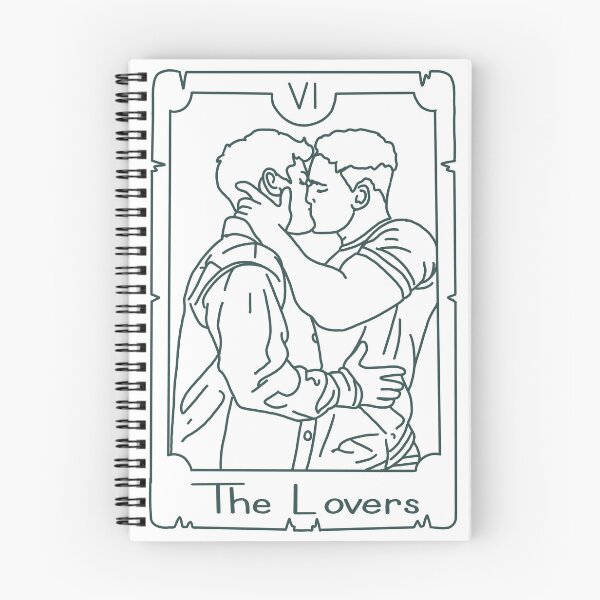 Item preview, Tarlos “The Lovers” Tarot Card designed and sold by maddiemak96.