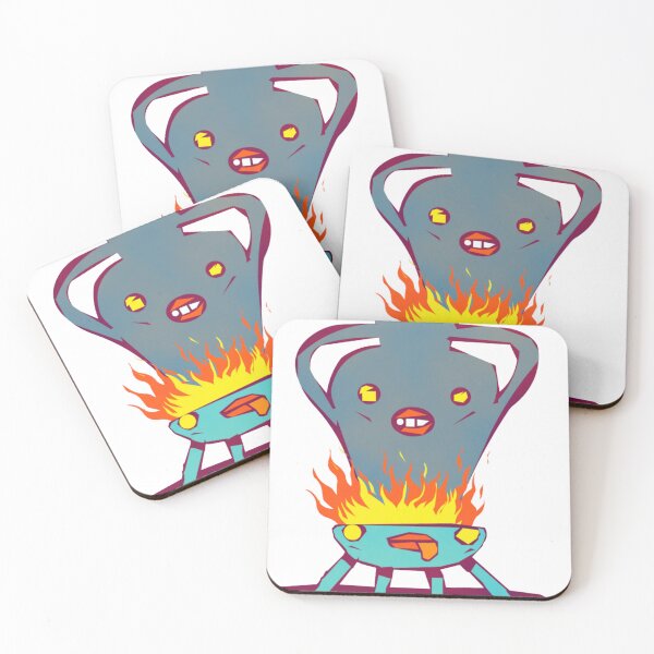 Item preview, Living Urn on Fire with Funny Face designed and sold by Oddity-Palette.