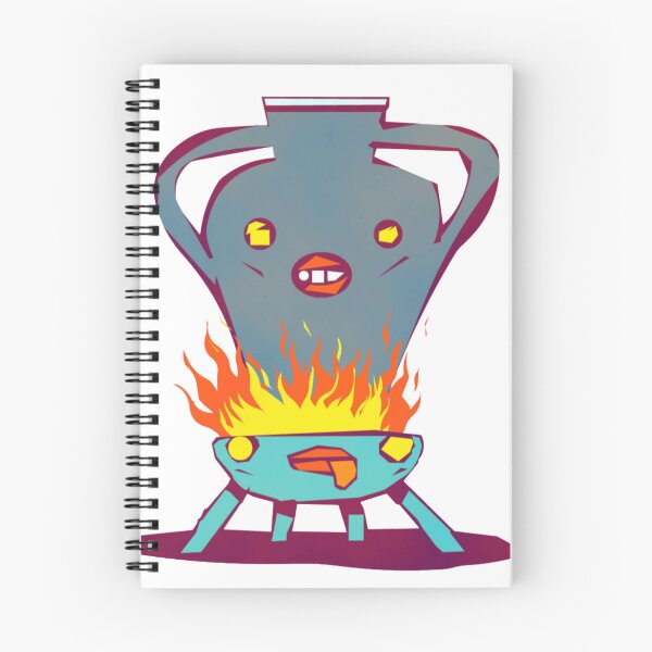 Item preview, Living Urn on Fire with Funny Face designed and sold by Oddity-Palette.