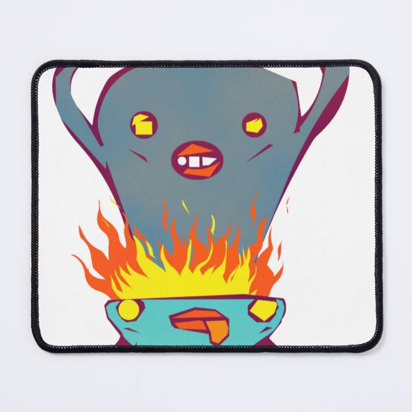 Item preview, Living Urn on Fire with Funny Face designed and sold by Oddity-Palette.