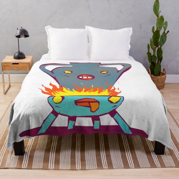 Item preview, Living Urn on Fire with Funny Face designed and sold by Oddity-Palette.