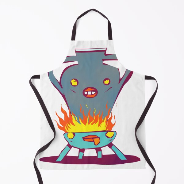 Item preview, Living Urn on Fire with Funny Face designed and sold by Oddity-Palette.