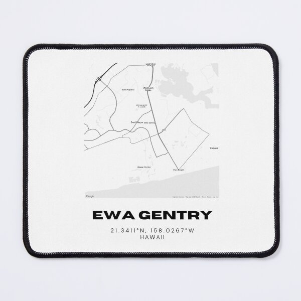 Item preview, Ewa Gentry Hawaii Minimalist Map designed and sold by RM-Journey.