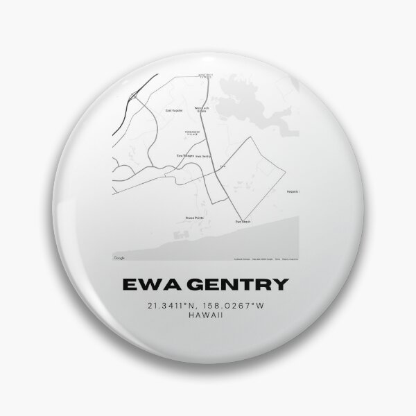 Item preview, Ewa Gentry Hawaii Minimalist Map designed and sold by RM-Journey.