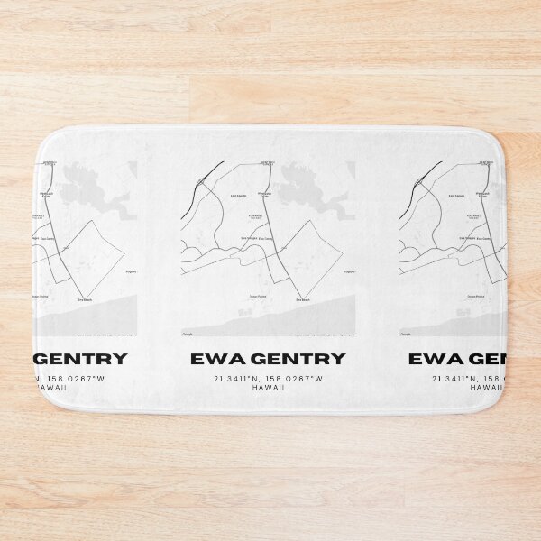 Item preview, Ewa Gentry Hawaii Minimalist Map designed and sold by RM-Journey.