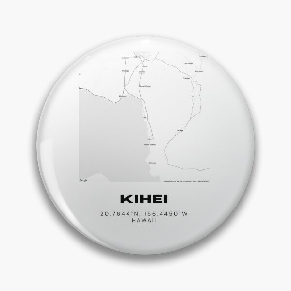 Item preview, Kihei Maui Minimalist City Map designed and sold by RM-Journey.