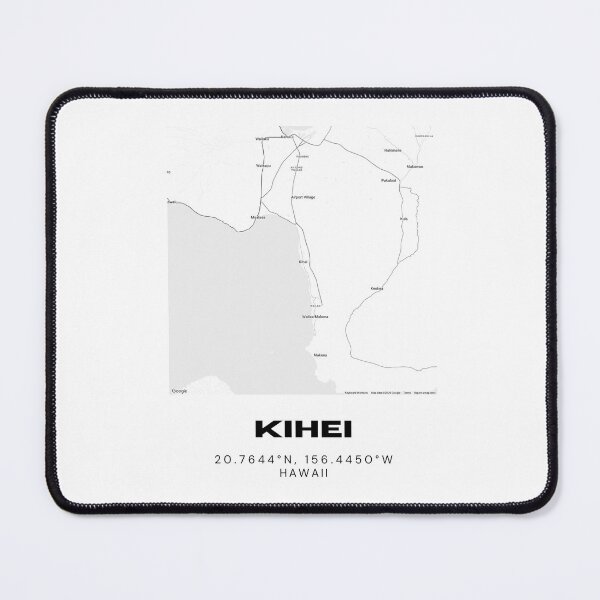 Item preview, Kihei Maui Minimalist City Map designed and sold by RM-Journey.
