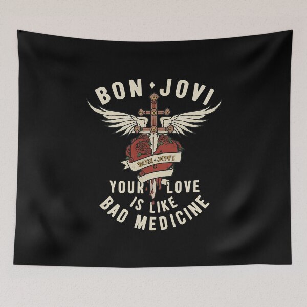 Item preview, bon jovi bad medicine designed and sold by MichaelWayne8.