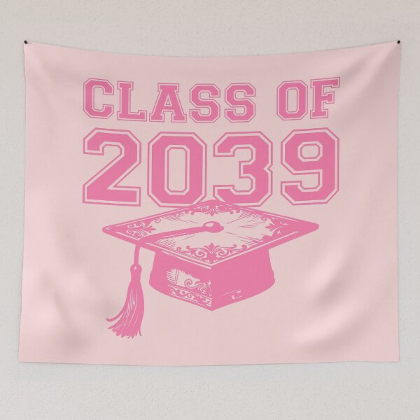 Item preview, Class of 2039 Ornate Pink Graduation Cap Design designed and sold by ArtofDari.