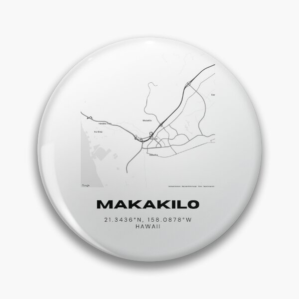 Item preview, Makakilo Hawaii Minimalist Map designed and sold by RM-Journey.