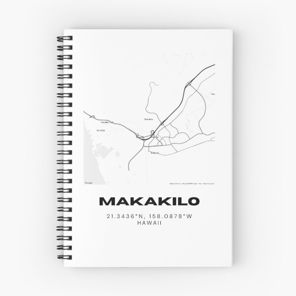 Item preview, Makakilo Hawaii Minimalist Map designed and sold by RM-Journey.