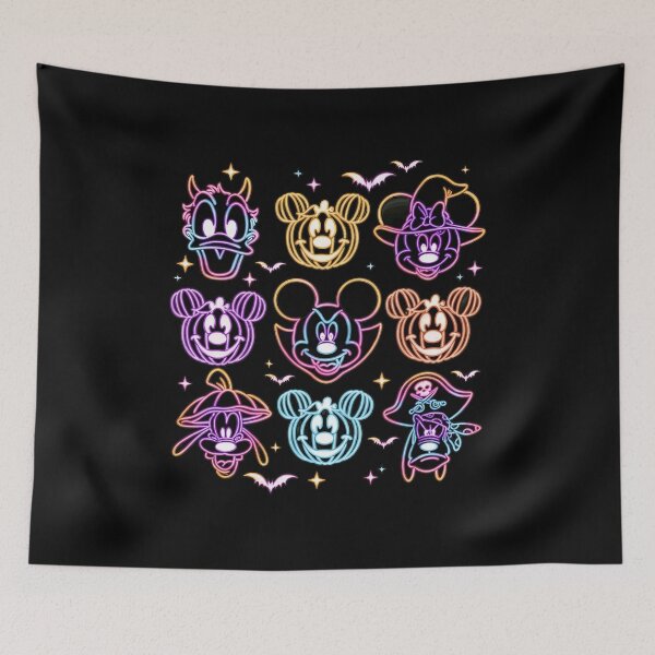 Item preview, Neon Cartoon Halloween Pumpkin Faces designed and sold by KaitlynOd36680.