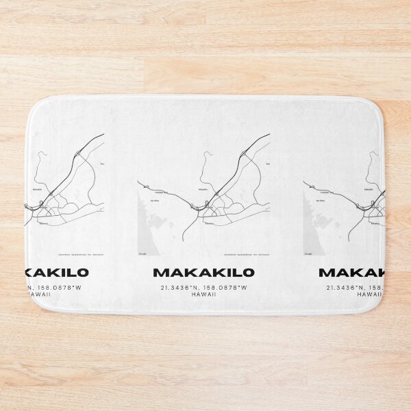 Item preview, Makakilo Hawaii Minimalist Map designed and sold by RM-Journey.
