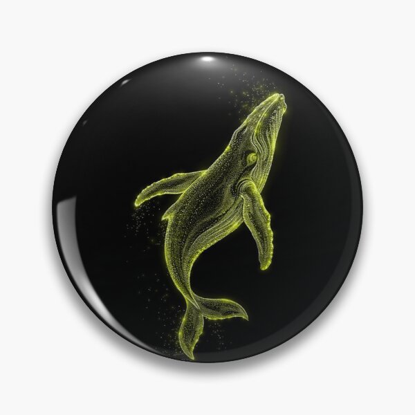 Item preview, Neon Yellow Whale Ocean Spirit designed and sold by Exodoi.