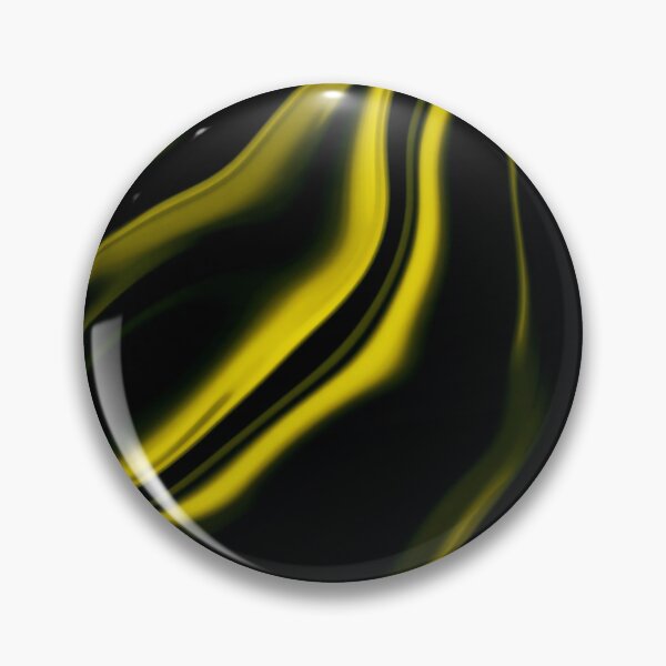 Item preview, Electric Yellow & Black Liquid Waves – Abstract Neon Flow Pattern designed and sold by IMuDesigner.