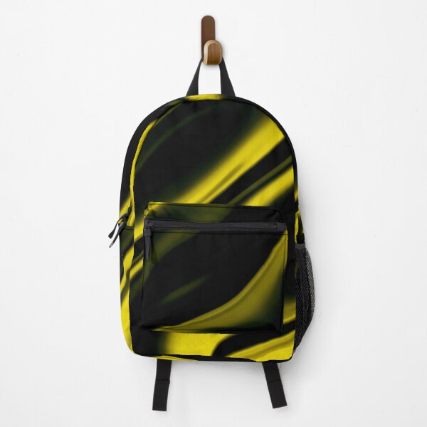 Item preview, Electric Yellow & Black Liquid Waves – Abstract Neon Flow Pattern designed and sold by IMuDesigner.