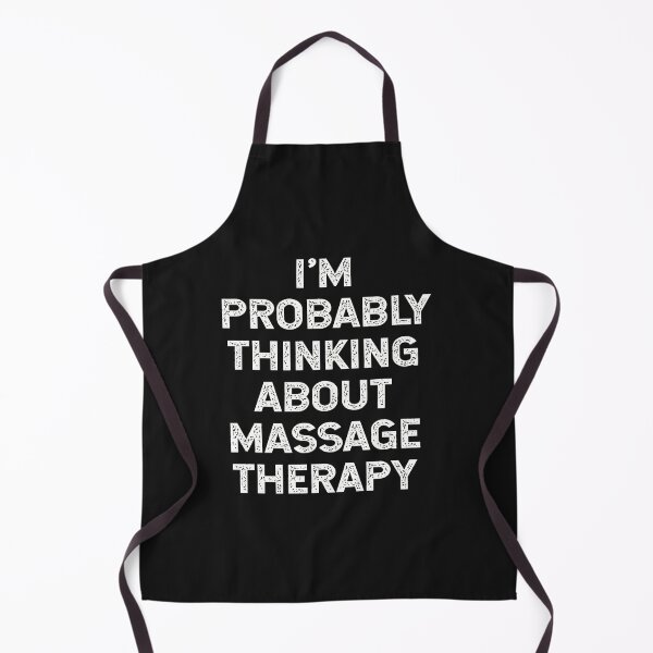 Item preview, I'M PROBABLY THINKING ABOUT MASSAGE THERAPY Text Design designed and sold by ps0rxgpn.