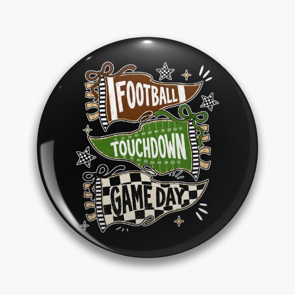 Item preview, Retro Football Touchdown Game Day designed and sold by hannartbaker.