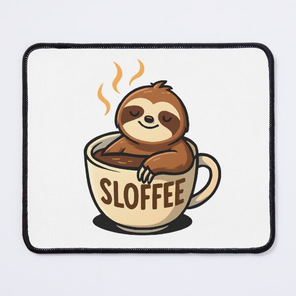 Item preview, Sloffee Sloth Funny Coffee Lover Pun Cute designed and sold by Photo-Sphere101.