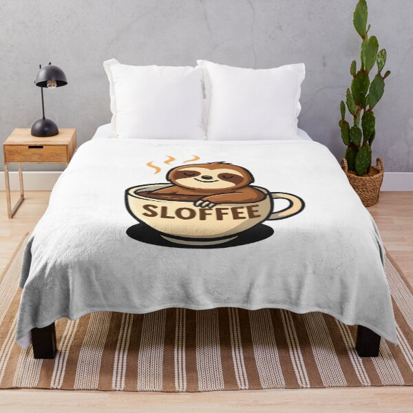 Item preview, Sloffee Sloth Funny Coffee Lover Pun Cute designed and sold by Photo-Sphere101.