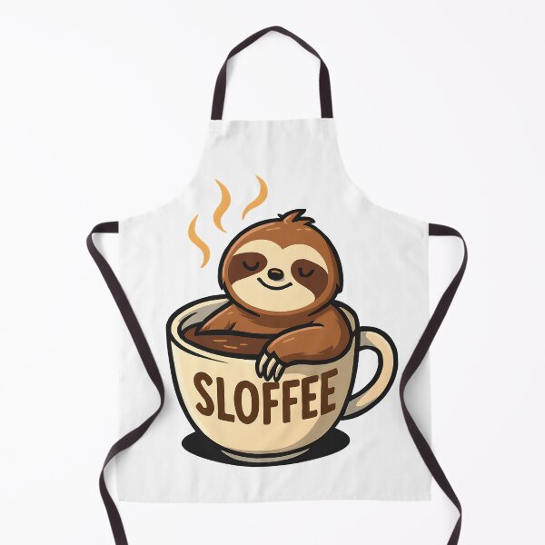 Item preview, Sloffee Sloth Funny Coffee Lover Pun Cute designed and sold by Photo-Sphere101.