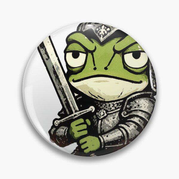 Item preview, Valiant Frog Knight in Vintage Armor designed and sold by GSideArtStore.