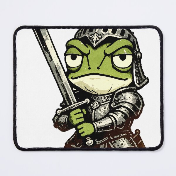 Item preview, Valiant Frog Knight in Vintage Armor designed and sold by GSideArtStore.