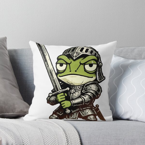Item preview, Valiant Frog Knight in Vintage Armor designed and sold by GSideArtStore.