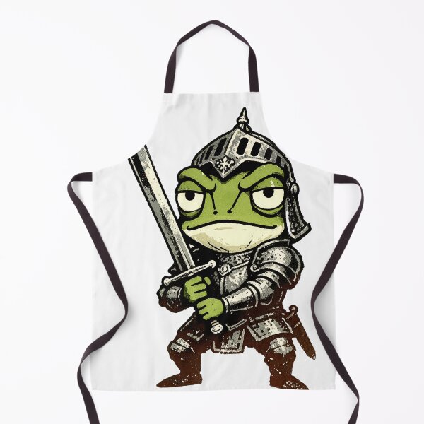 Item preview, Valiant Frog Knight in Vintage Armor designed and sold by GSideArtStore.