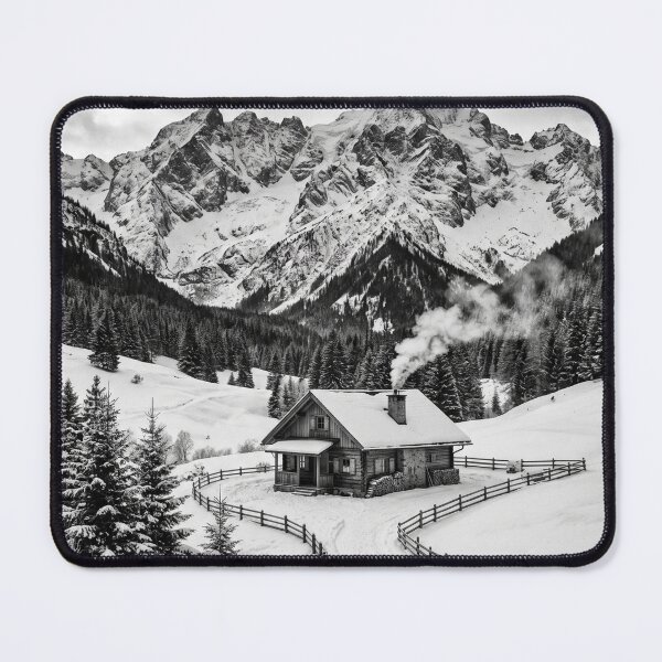 Item preview, Mountain cabin designed and sold by cutegiftcore.