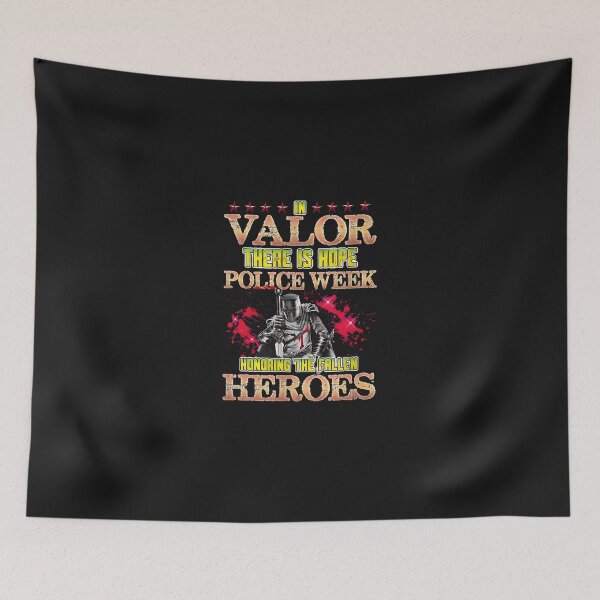 Item preview, In Valor Police Week Fallen Heroes Knight designed and sold by ps0rxgpn.